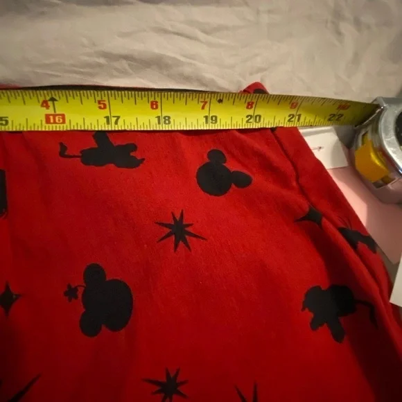 Plus size women’s 3x torrid  Disney shorts red with black Mickey ears - Picture 11 of 14